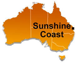 Sunshine Coast map of Australia